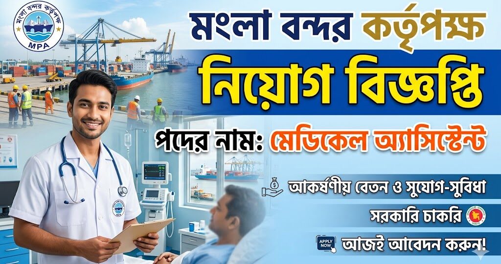 মেডিকেল এ্যাস্ট্যিান্ট নিয়োগ বিজ্ঞপ্তি